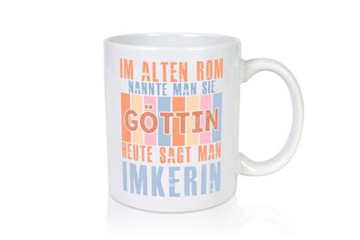 Heute sagt man: Imkerin | Imkerei - Tasse Weiß