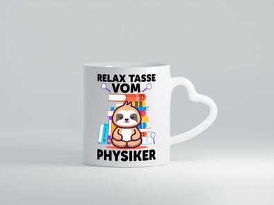 Relax Tasse: Physiker | Physik - Herz Tasse Weiß