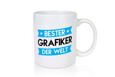 Bester Grafiker | Grafik Design | Grafikdesign - Tasse Weiß