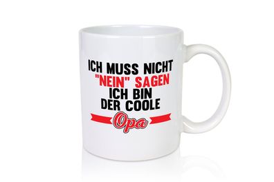 Der Coole Opa | Großvater | Enkel | Beste Opa - Tasse Weiß