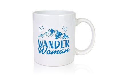 Wander Woman | Berge - Tasse Weiß