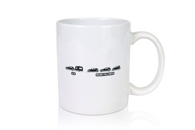 Ich | Meine Follower | Camper | Autos - Tasse Weiß