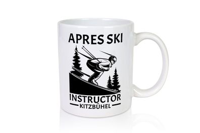 Apres Ski Instructor Kitzbühel | Skifahrer - Tasse Weiß