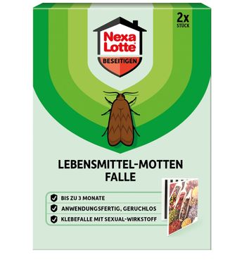 NEXA LOTTE® Lebensmittel-Motten Falle, 2 Stück