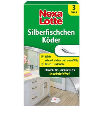 NEXA LOTTE® Silberfischchen-Köder, 3 Stück