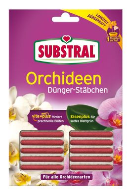 SUBSTRAL® Orchideen Dünger-Stäbchen, 10 Stück