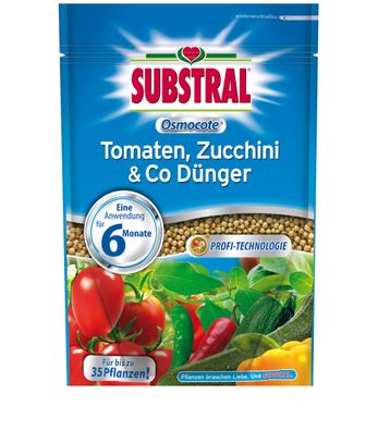 SUBSTRAL® Osmocote Tomate, Zucchini & Co Dünger, 750 g