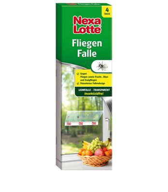 NEXA LOTTE® Fliegenfalle, 4 Stück