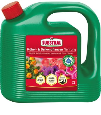 SUBSTRAL® Kübel- und Balkonpflanzen Nahrung, 2 Liter