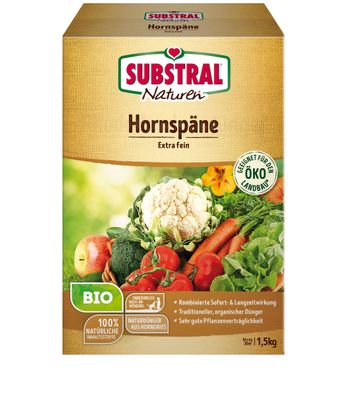 SUBSTRAL® Naturen® Hornspäne BIO, 1,5 kg