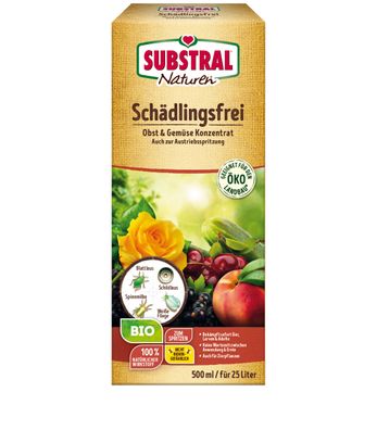 SUBSTRAL® Naturen® BIO Schädlingsfrei Obst & Gemüse Konzentrat, 500 ml