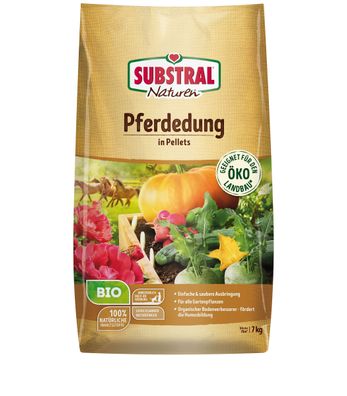 SUBSTRAL® Naturen® Pferdedung BIO, 7 kg