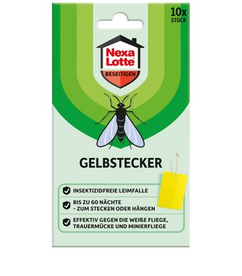 NEXA LOTTE® Gelbstecker für Topfpflanzen, 10 Stück