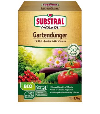 SUBSTRAL® Naturen® Gartendünger BIO, 1,7 kg