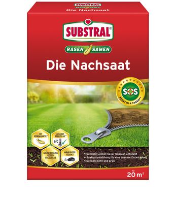 SUBSTRAL® Die Nachsaat Rasensamen, 400 g