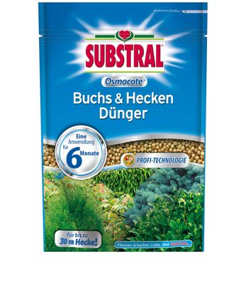SUBSTRAL® Osmocote Buchs & Hecken Dünger, 750 g