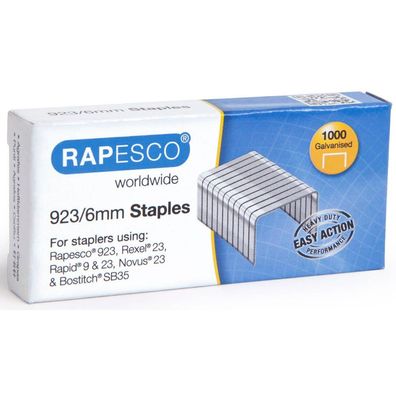 RAPESCO® 1235 1.000 x Heftklammern 923 23/6