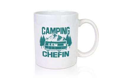 Camping Chefin | Wohnmobil - Tasse Weiß