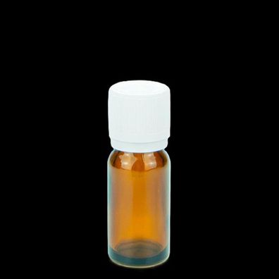 10ml Braunglasflasche mit Tropfeinsatz Laborflasche Apothekerflasche