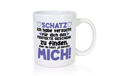 Schatz | Liebe | Valentinstag | Freund | Freundin | Herz - Tasse Weiß
