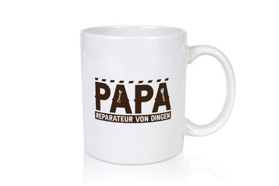 Papa, Reparateur | Werkzeug - Tasse Weiß