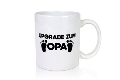 Upgrade zum Opa | Opa | Füße - Tasse Weiß