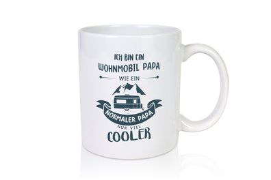 Wohnmobil Papa | Cooler Papa | Natur | Camping - Tasse Weiß