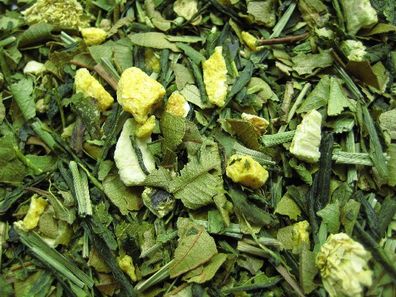 Myrte-Ingwer - Aromatisierter grüner Tee - Menge: 40g Verpackung: Standa