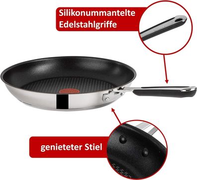 Tefal H80502 Jamie Oliver 20 cm Bratpfanne Edelstahl Induktion Antihaft