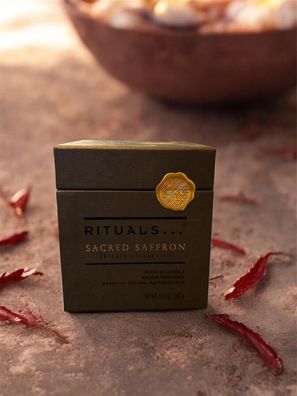 Rituals of Sacred Saffron Duftkerze – Luxuriöser Safran-Duft, Edles Design (Gr. Groß)