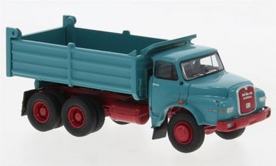 Brekina 78101 MAN 26.280 DHAK, türkis/rot, 1972, 1:87