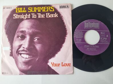 Bill Summers - Straight to the bank 7'' Vinyl Germany