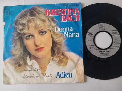 Kristina Bach - Donna Maria 7'' Vinyl Germany/ Signiert MIT Autogramm