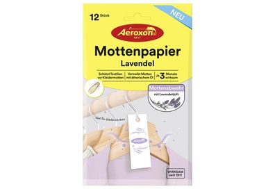 Aeroxon Mottenpapier Lavendel 12er Pack 112965