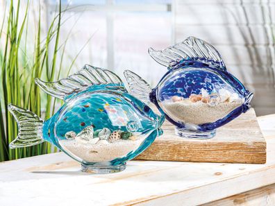 Gilde Skulptur Fisch "Sandy" 52670
