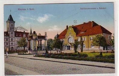 34609 Ak Haynau in Schlesien Bahnhof 1927