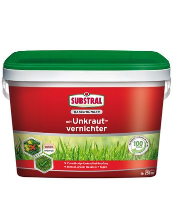 SUBSTRAL® Rasendünger mit Unkrautvernichter, 5 kg