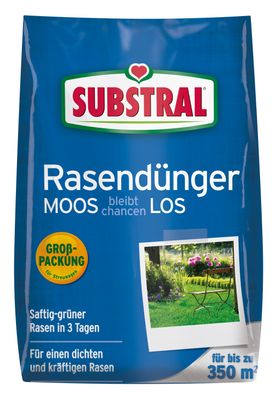 SUBSTRAL® Rasendünger Moos bleibt chancenLOS, 10,5 kg