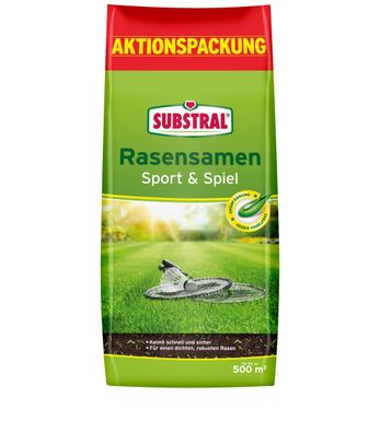 SUBSTRAL® Rasensamen Sport & Spiel, 10 kg