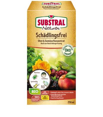 SUBSTRAL® Naturen® BIO Schädlingsfrei Obst & Gemüse Konzentrat, 250 ml