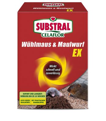 SUBSTRAL® Celaflor® Wühlmaus & Maulwurf EX, 150 g