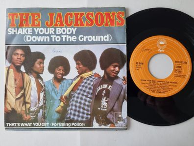 The Jacksons - Shake Your Body (Down To The Ground) 7'' Vinyl Germany