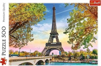 TREFL 37330 Puzzle Romantisches Paris - 500 Teile