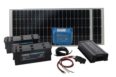 Insel Solaranlage 1500W Komplettset Plug & Play 24V / 230V SC24-1500W