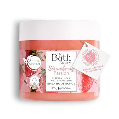 The Bath Factory Body Scrub 300 g - Strawberry Passion