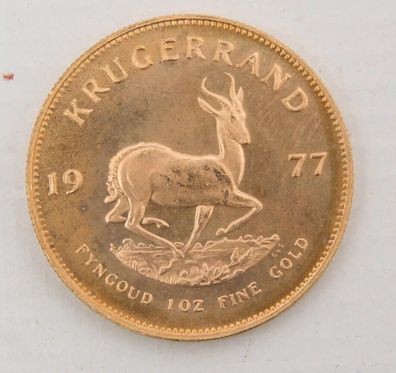 Krügerrand 1 Oz Gold 1977 Südafrika Anlagemünze