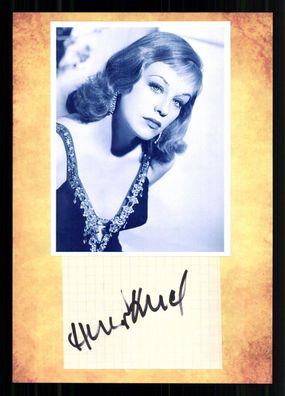 Hilde Knef 1925-2002 u.a. Schnee am Kilimandscharo Original Signiert + G 43268
