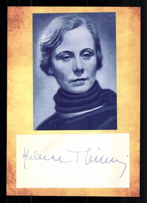 Helene Thimig 1889-1974 Schauspielerin Original Signiert + G 43150