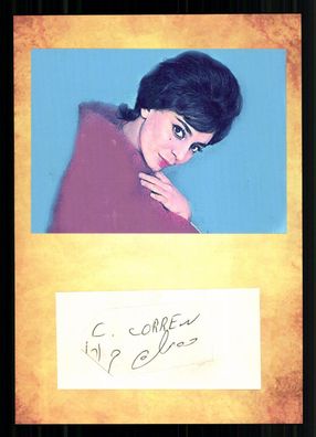 Carmela Corren 1938-2022 Schauspielerin Original Signiert + G 43289