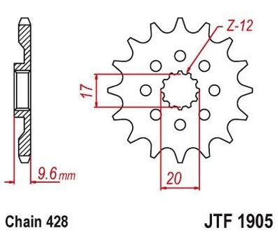 Ritzel 13 Zähne sprocket passt an GasGas Mc passt an Husqvarna Tc passt an Ktm